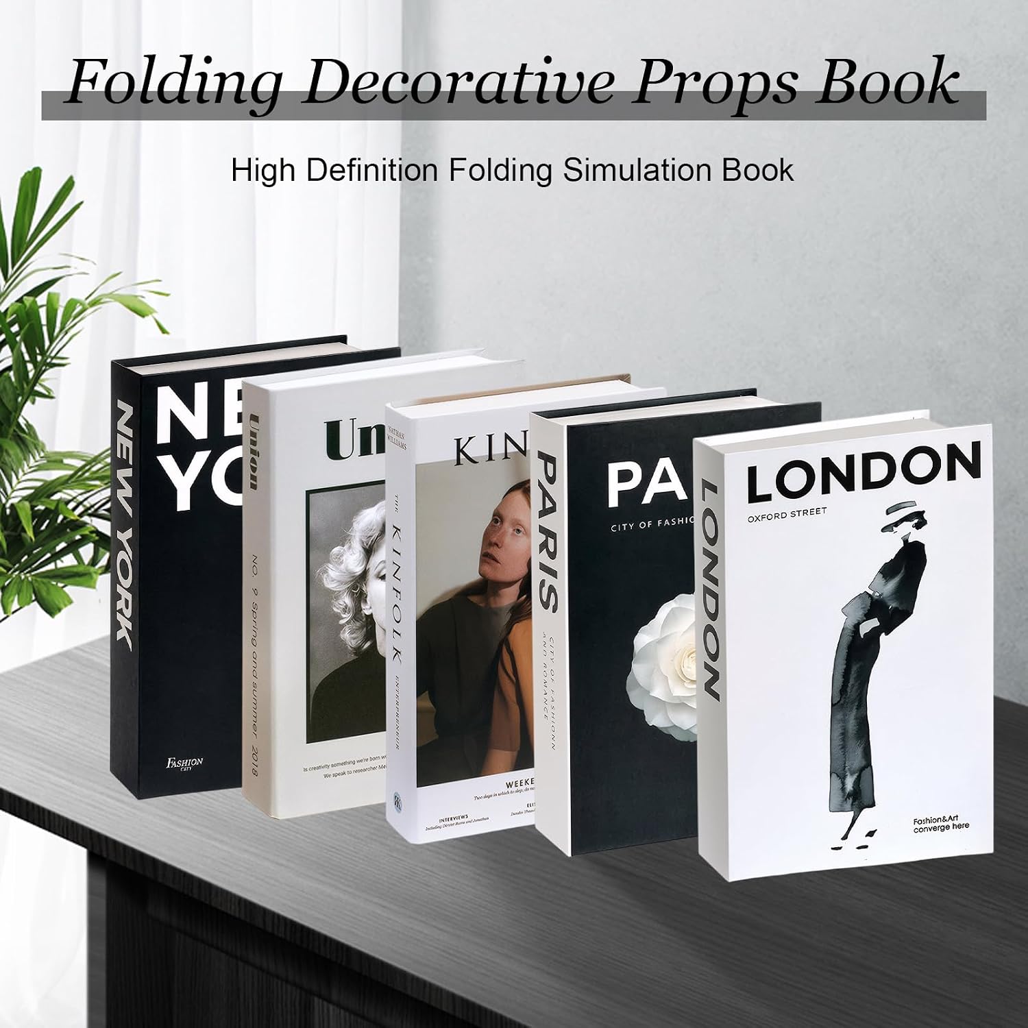 Decorative Fake Books Set — Set of 5 photo 3