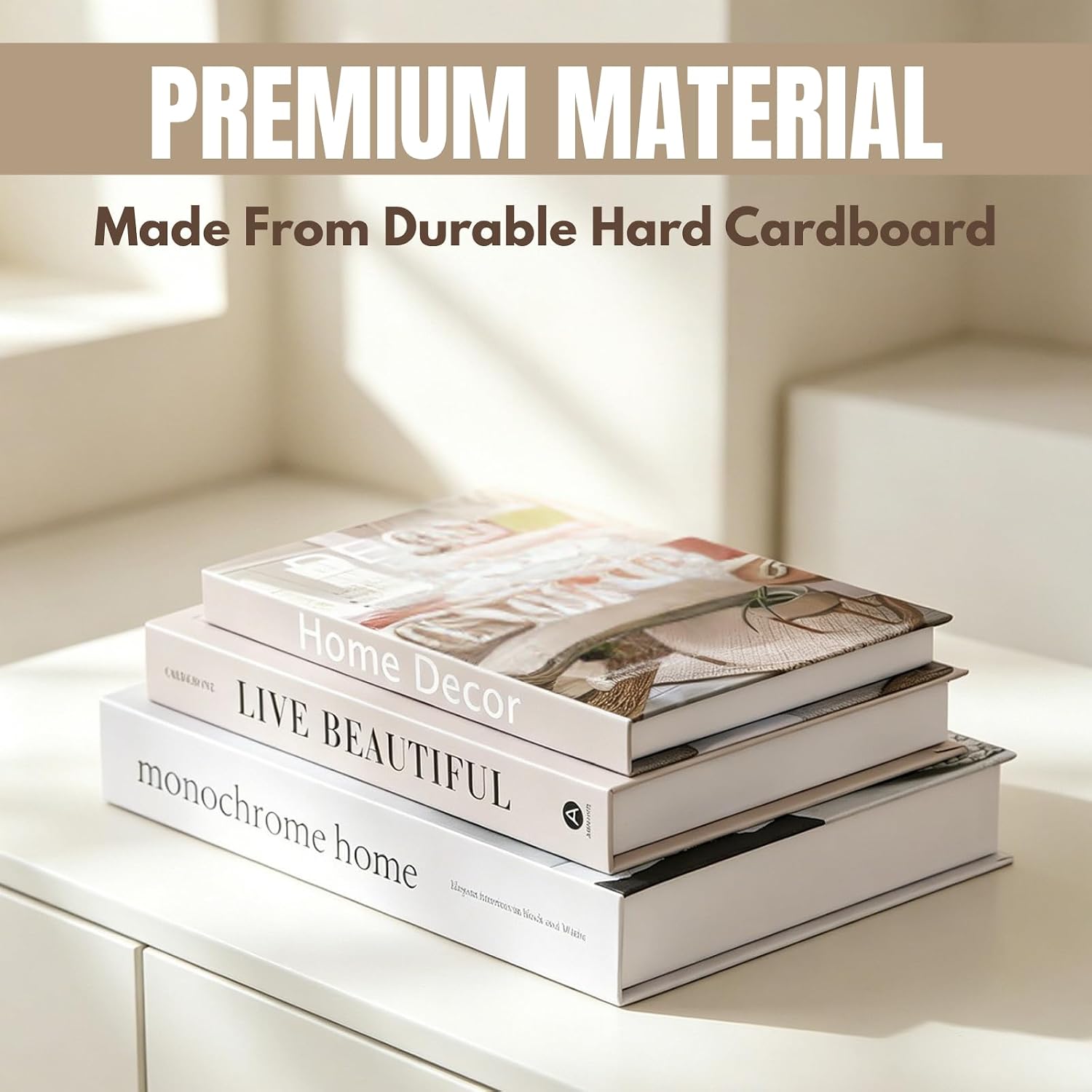 Decorative Fake Books Storage Box — Set of 3 photo 6