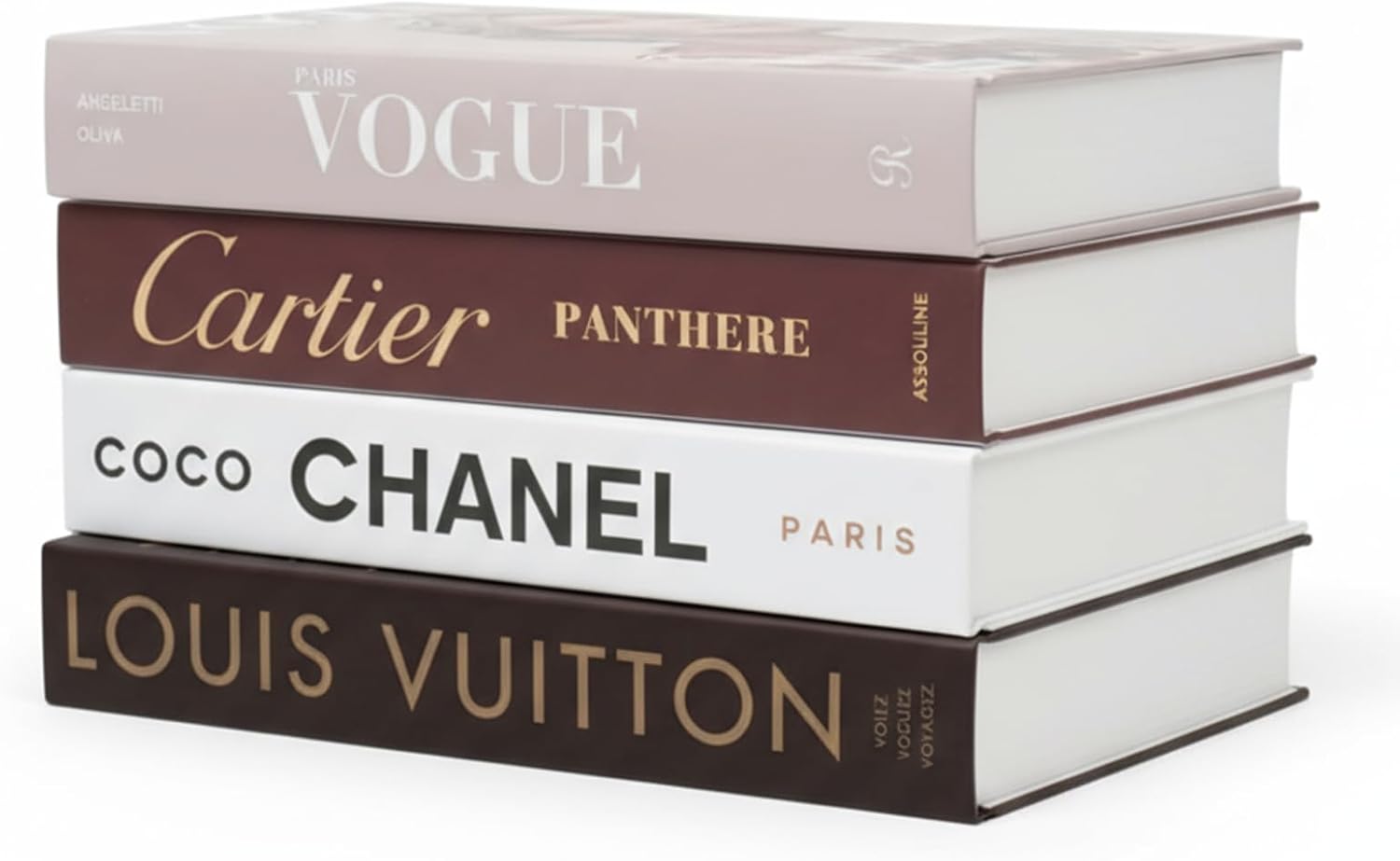 Decorative Books Faux Books — Set of 4 decorative books