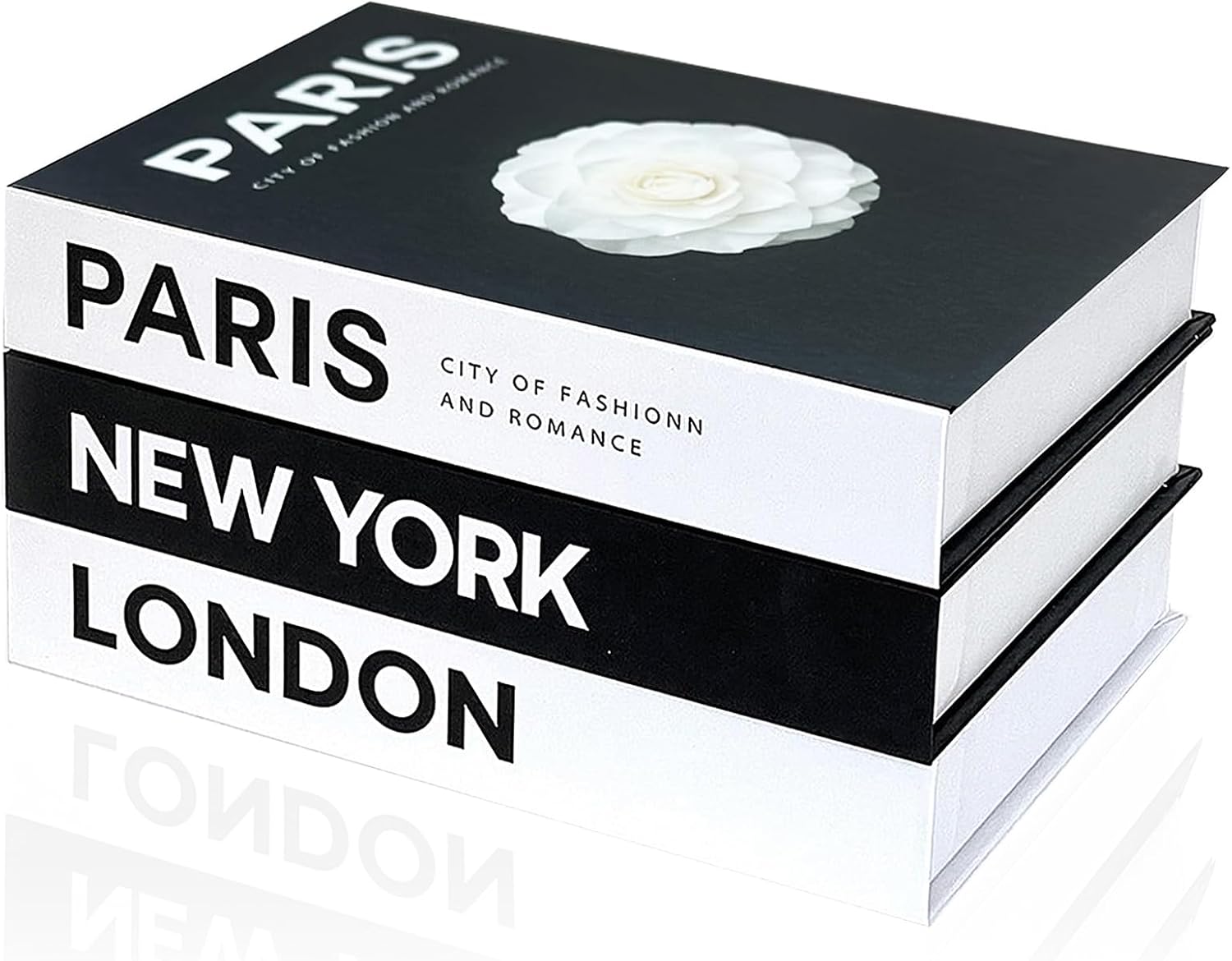 Decorative Books Faux Books — Set of 4 photo 7