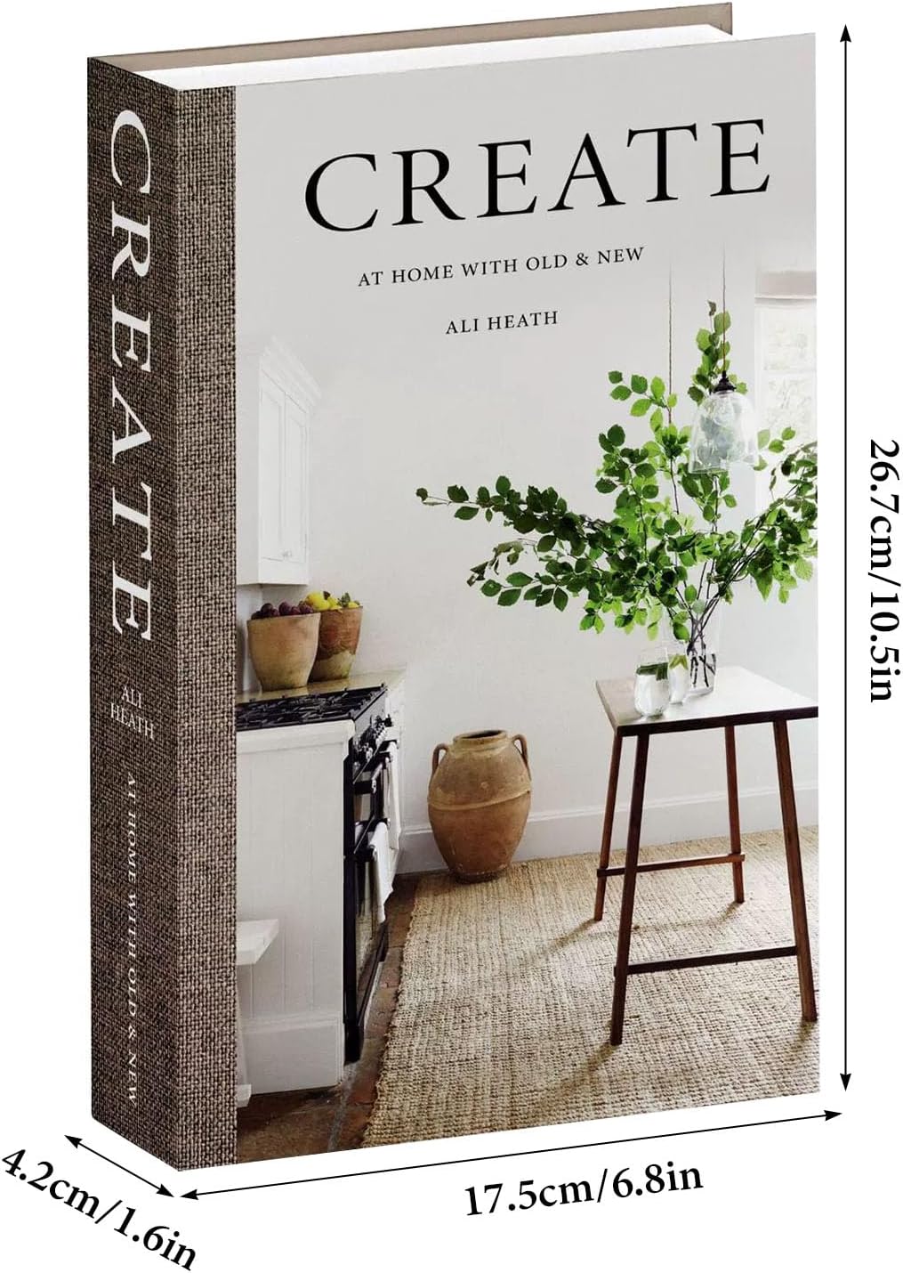 Decorative Faux Books Set — Set of 5 styled in a home