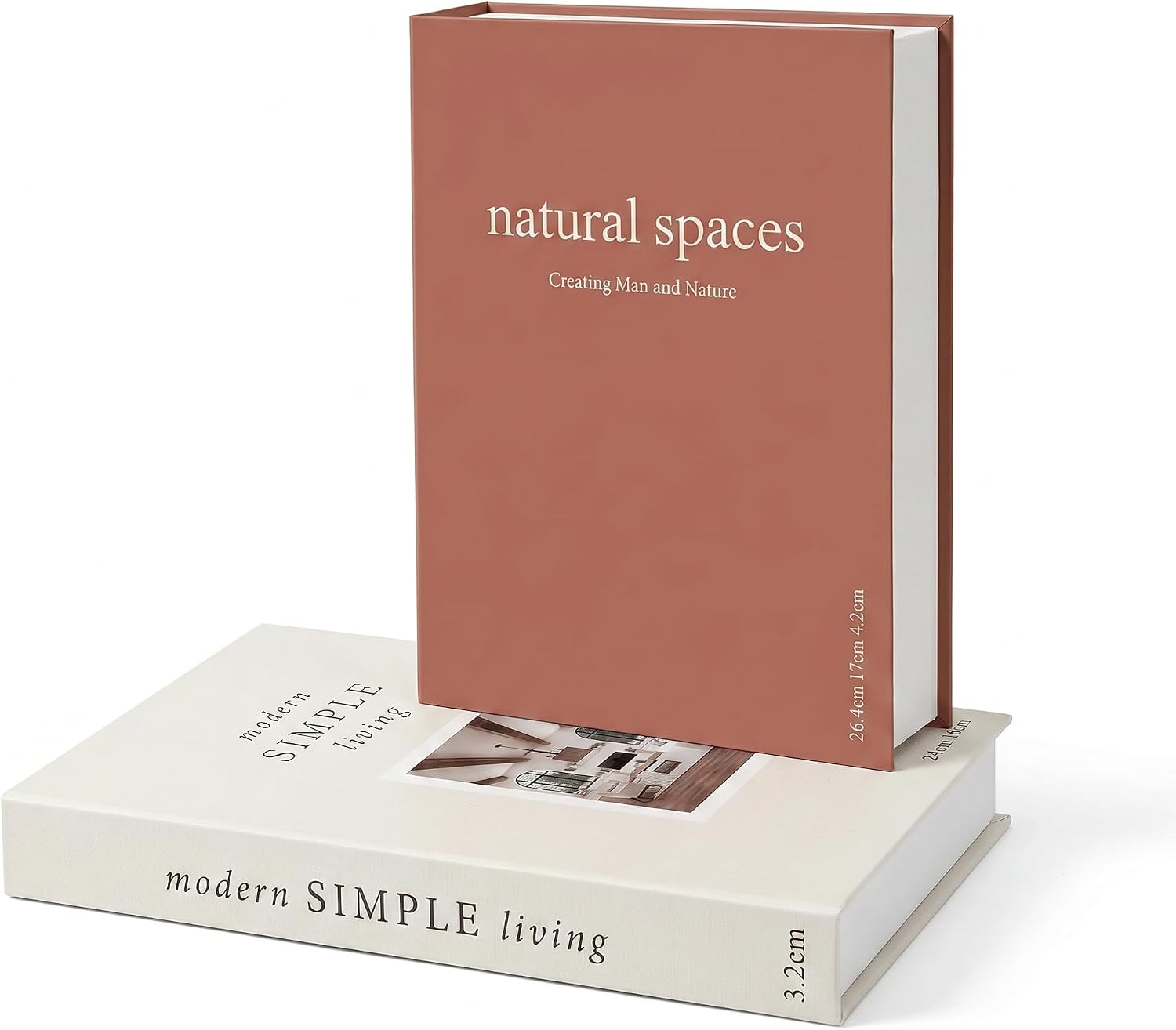 Decorative Faux Books Hidden Storage Hardcover Book — Set of 2 decorative books