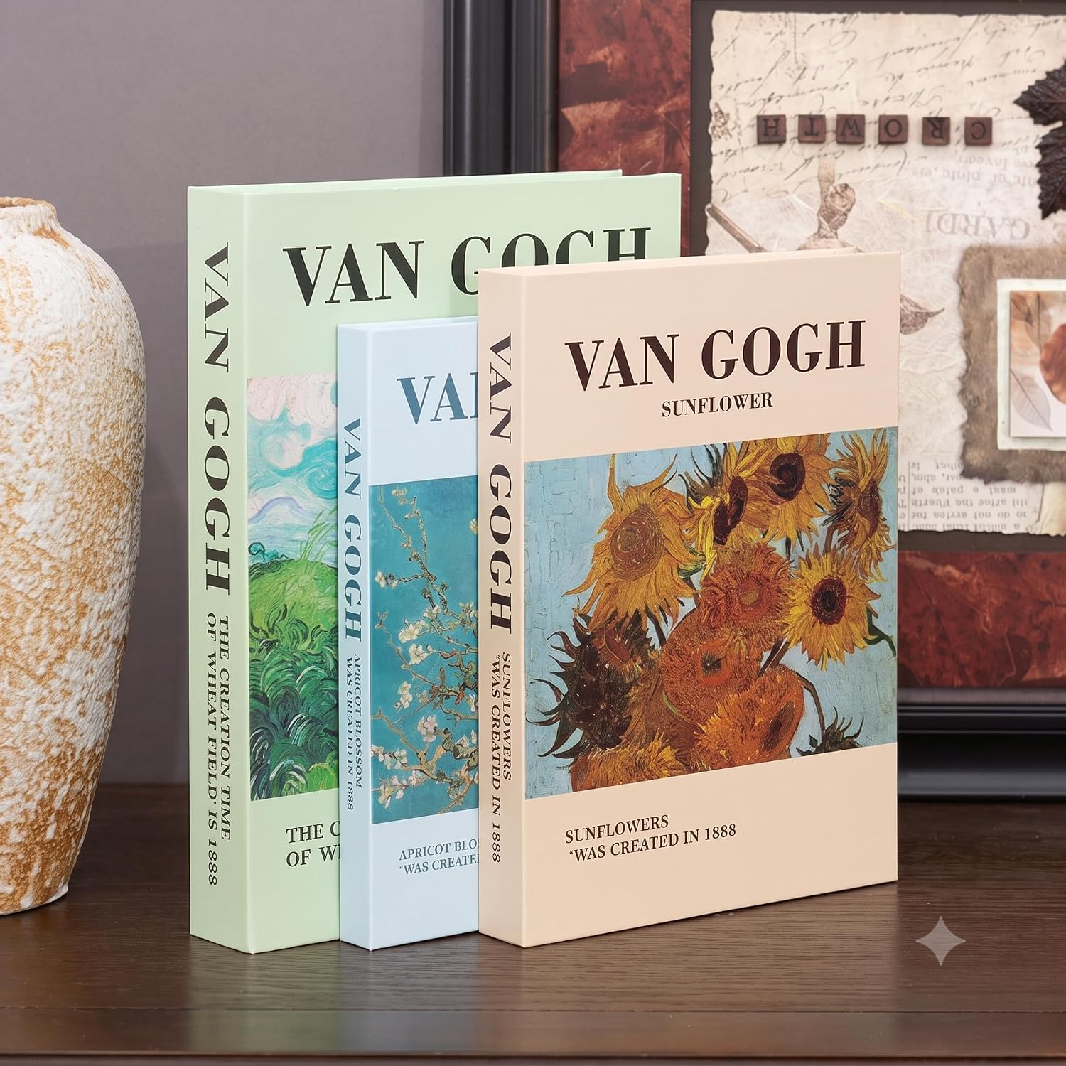 Aesthetic Decorative Books — Set of 3 photo 4
