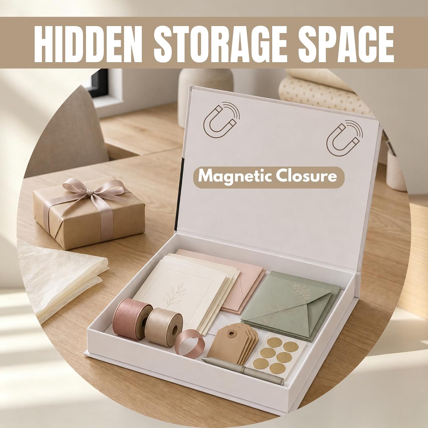 Decorative Fake Books Storage Box — Set of 3 photo 4