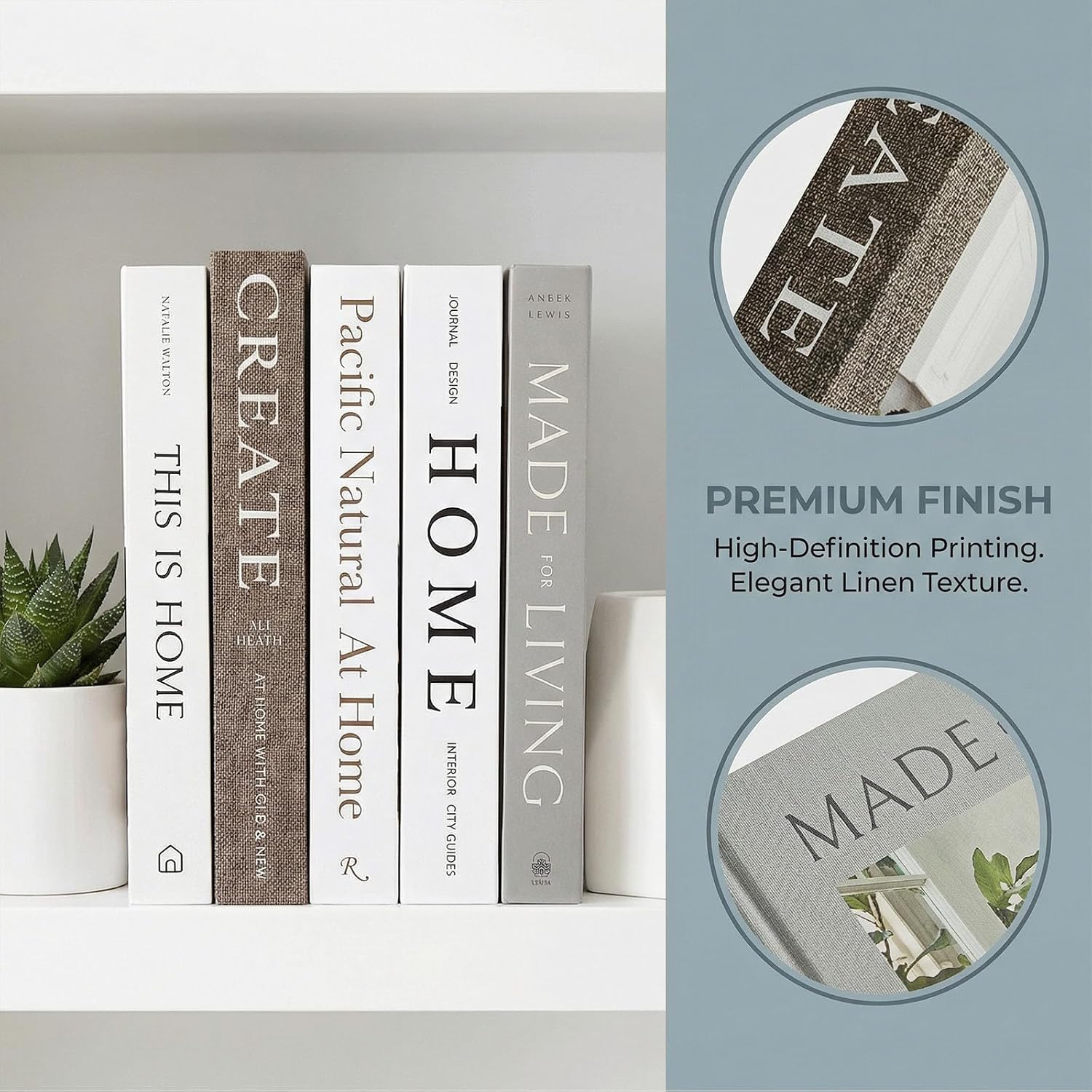 Decorative Faux Books Set — Set of 5 photo 4