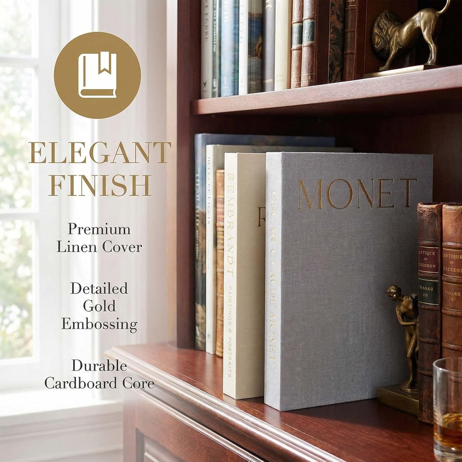 Decorative Book Storage Box — Set of 2 photo 6