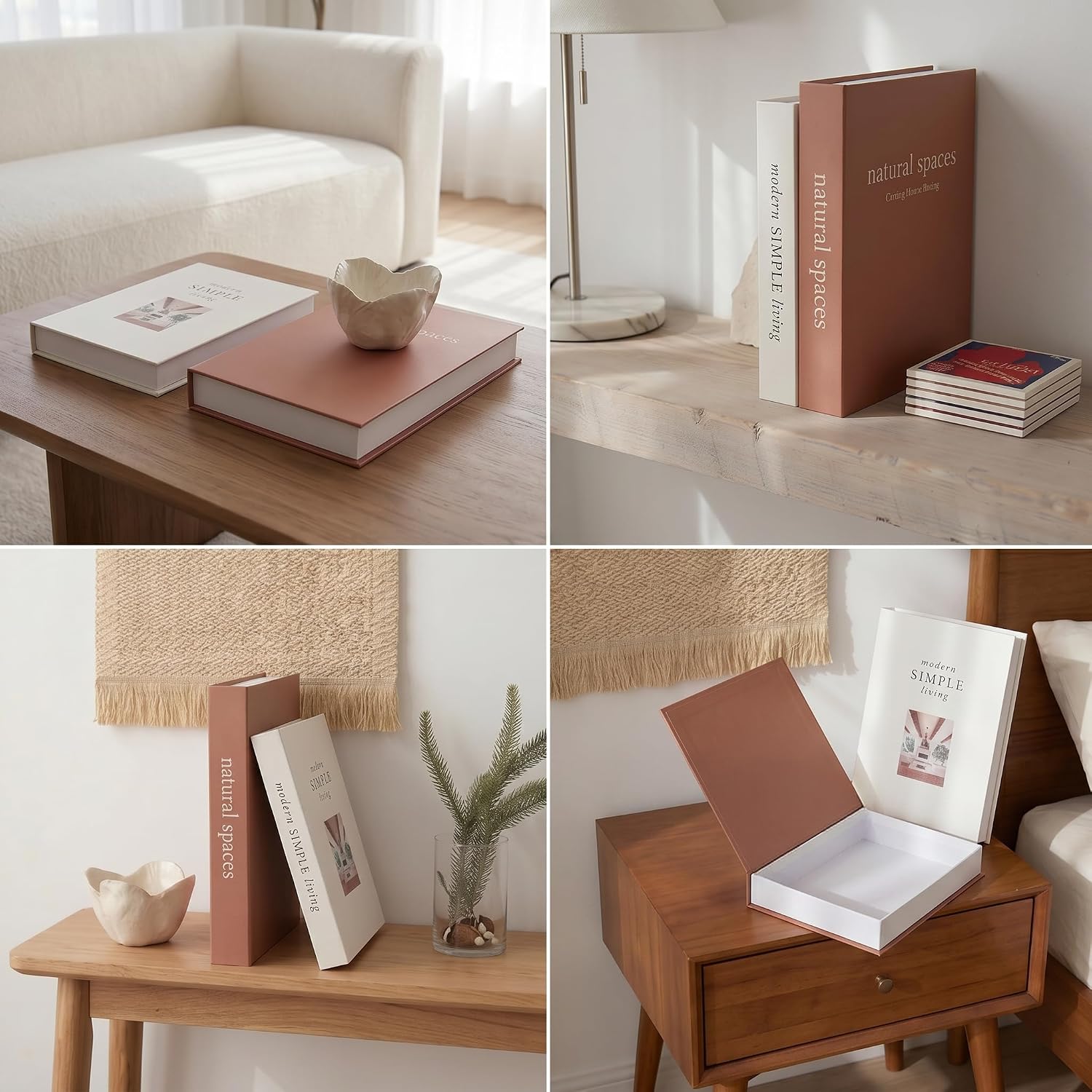 Decorative Faux Books Hidden Storage Hardcover Book — Set of 2 photo 6