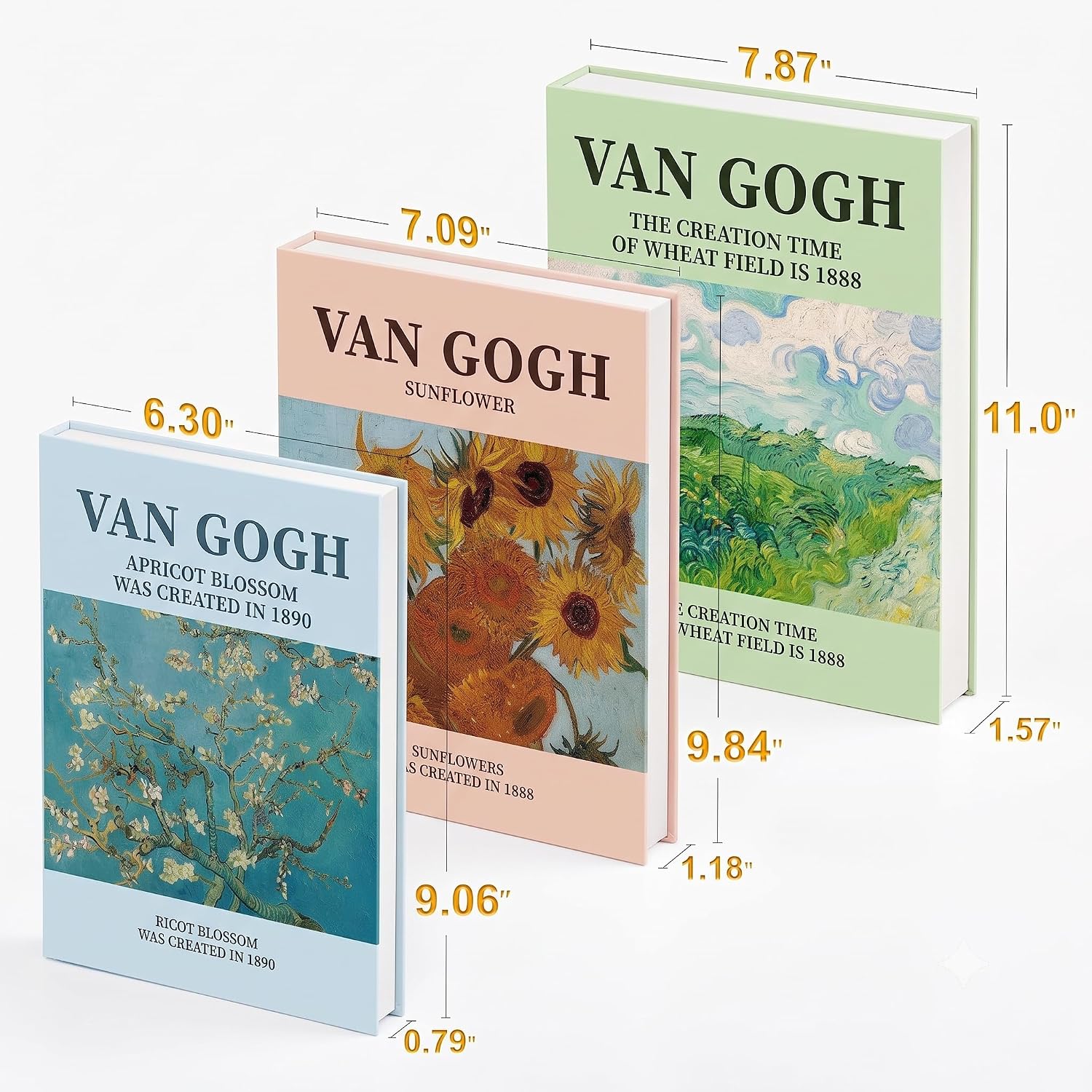 Aesthetic Decorative Books — Set of 3 photo 3