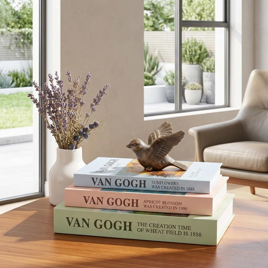 Aesthetic Decorative Books — Set of 3 decorative books