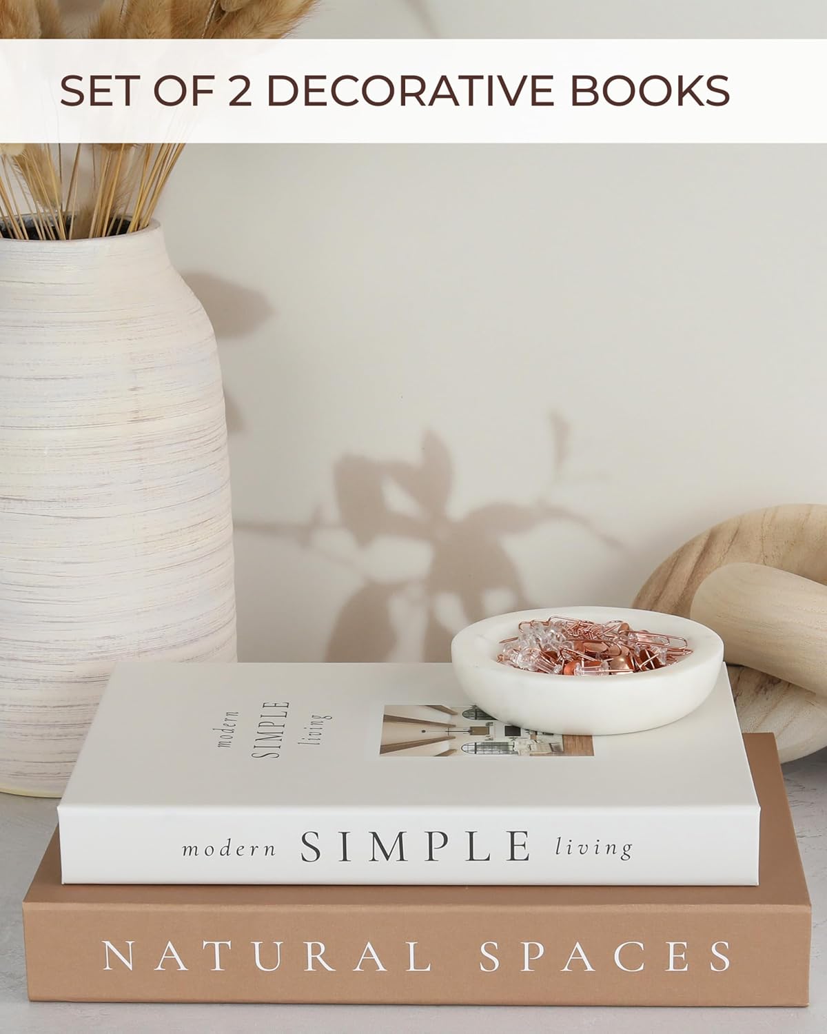 Beautiful Decorative Books — Set of 2 photo 4